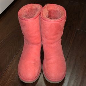 Pink Salmon UGG boots short